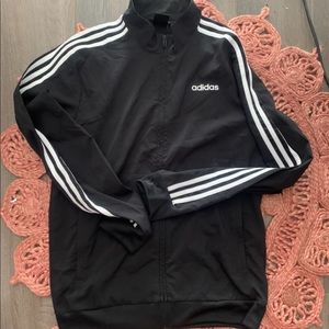 Black Adidas Zip Jacket